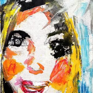 Beyond the Gaze – ritratto astratto Stampa Fine Art di Ilaria Berenice, edizione limitata Giclée su Hahnemühle Photo Rag, firmata e numerata.