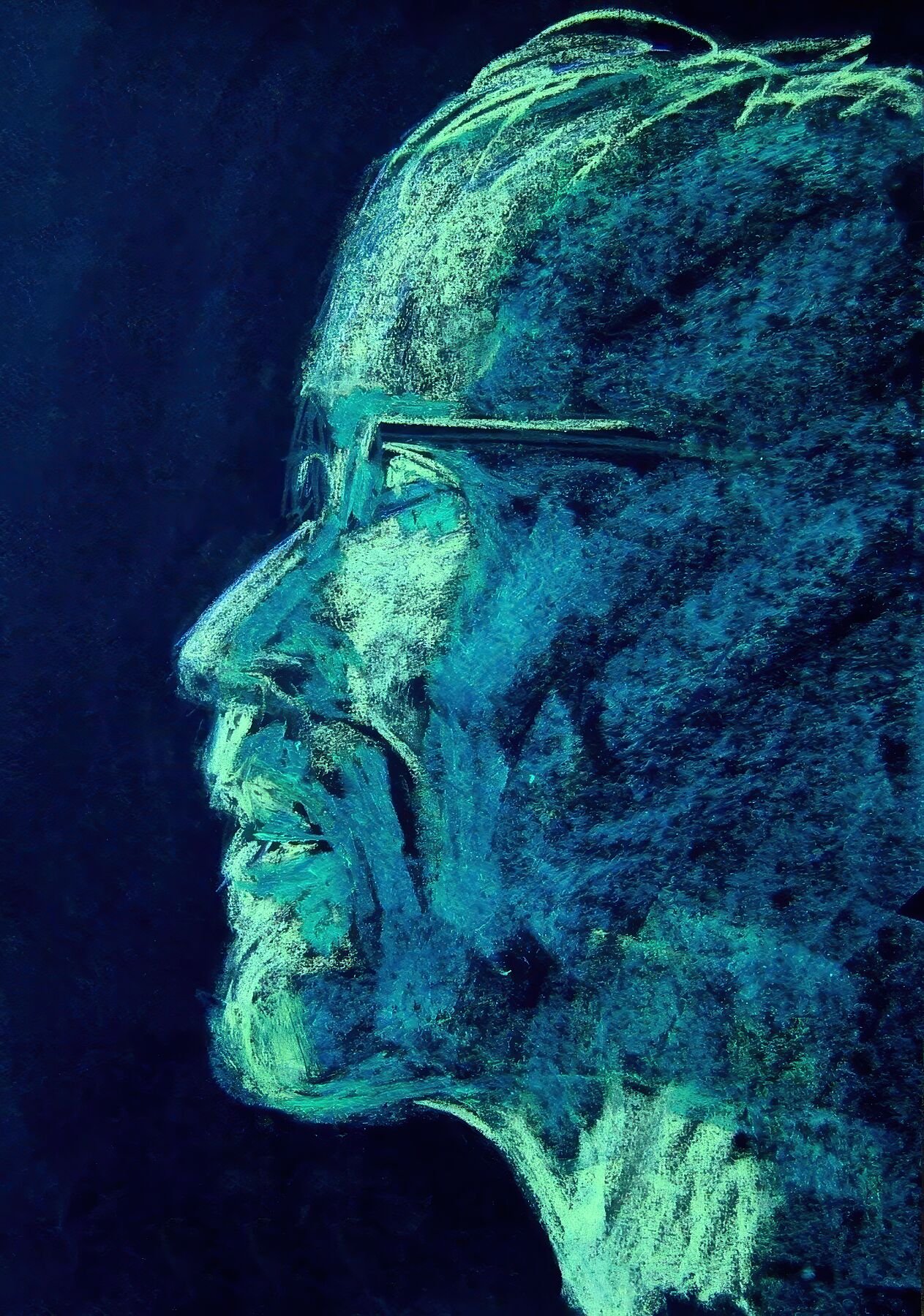 Whispers of the Forest – ritratto astratto Stampa Fine Art di Ilaria Berenice