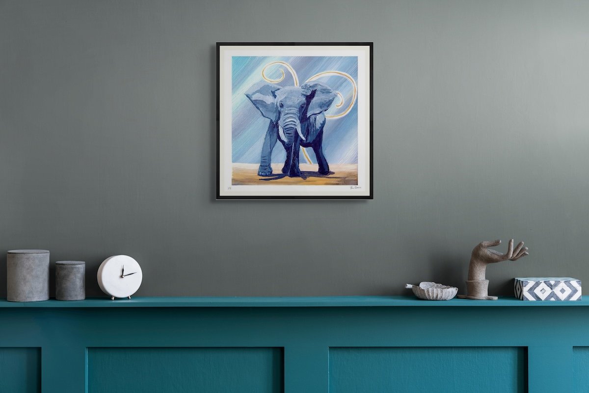 Emerald Steps in a entrance hall