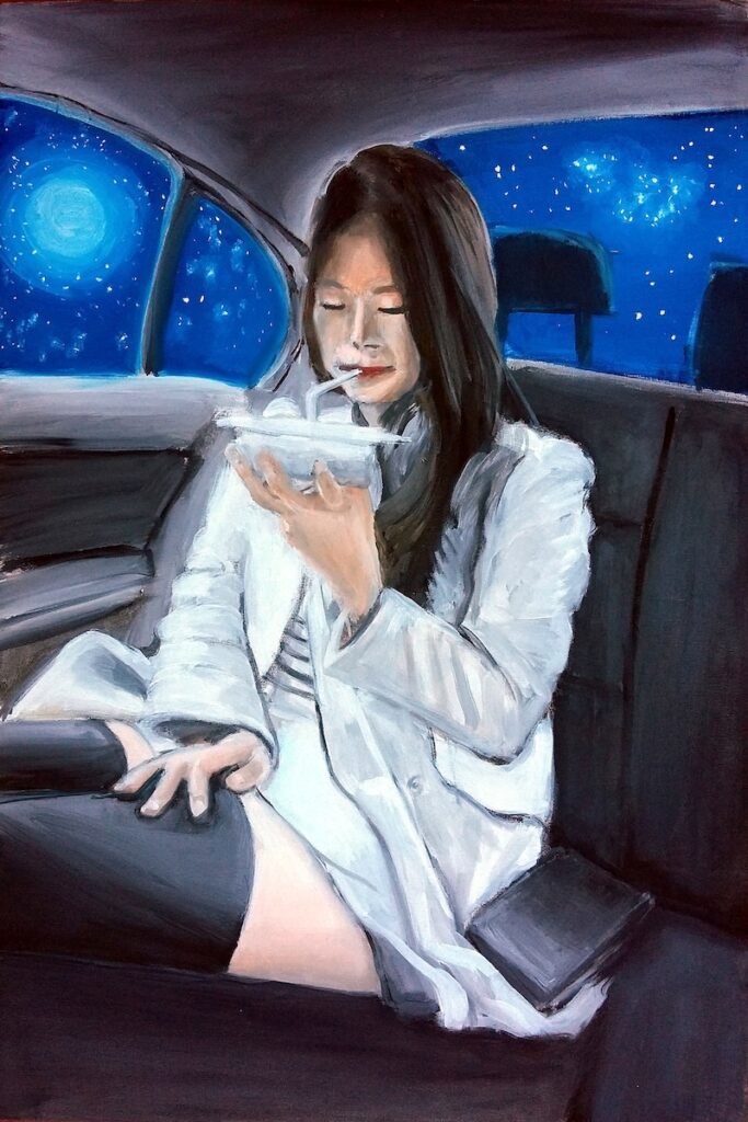 Girl portrait oil painting by Ilaria Berenice