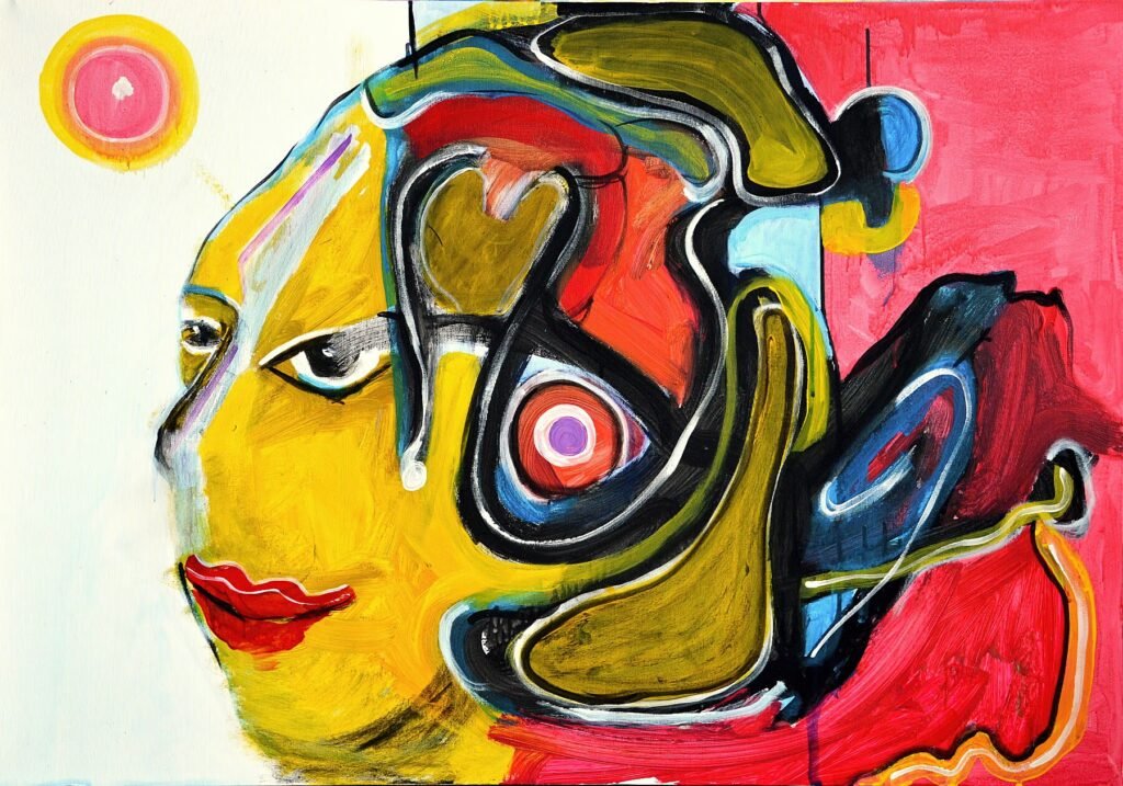 Thoughts in Motion - Painting by Ilaria Berenice and Paolo Amoretti