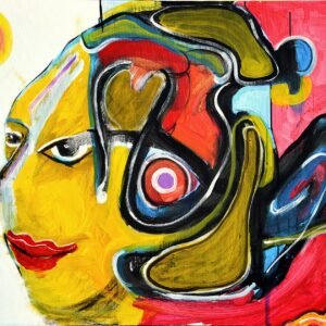 Thoughts in Motion - Painting by Ilaria Berenice and Paolo Amoretti